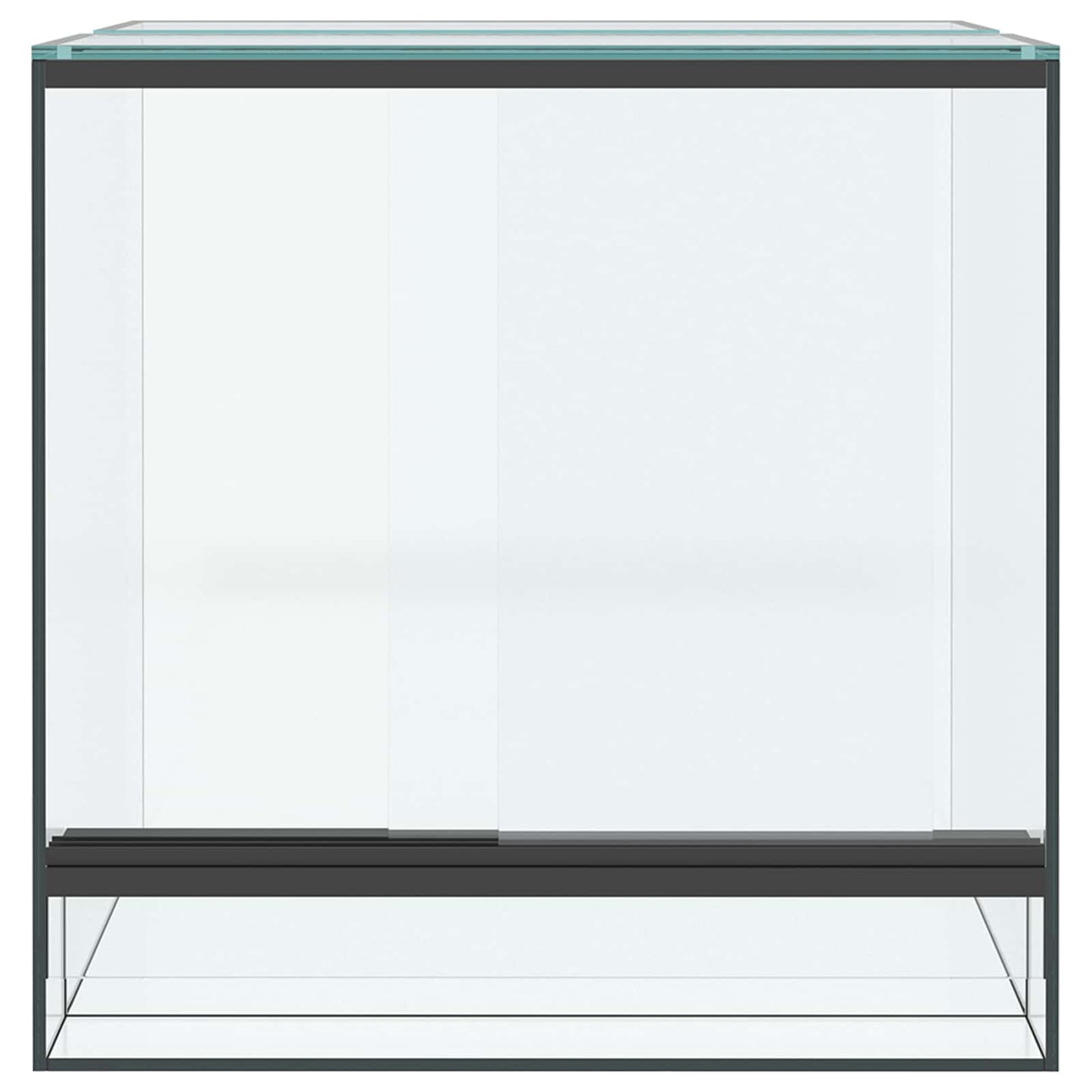 Terrarium with Storage Transparent 30 x 30 x 30 cm Glass