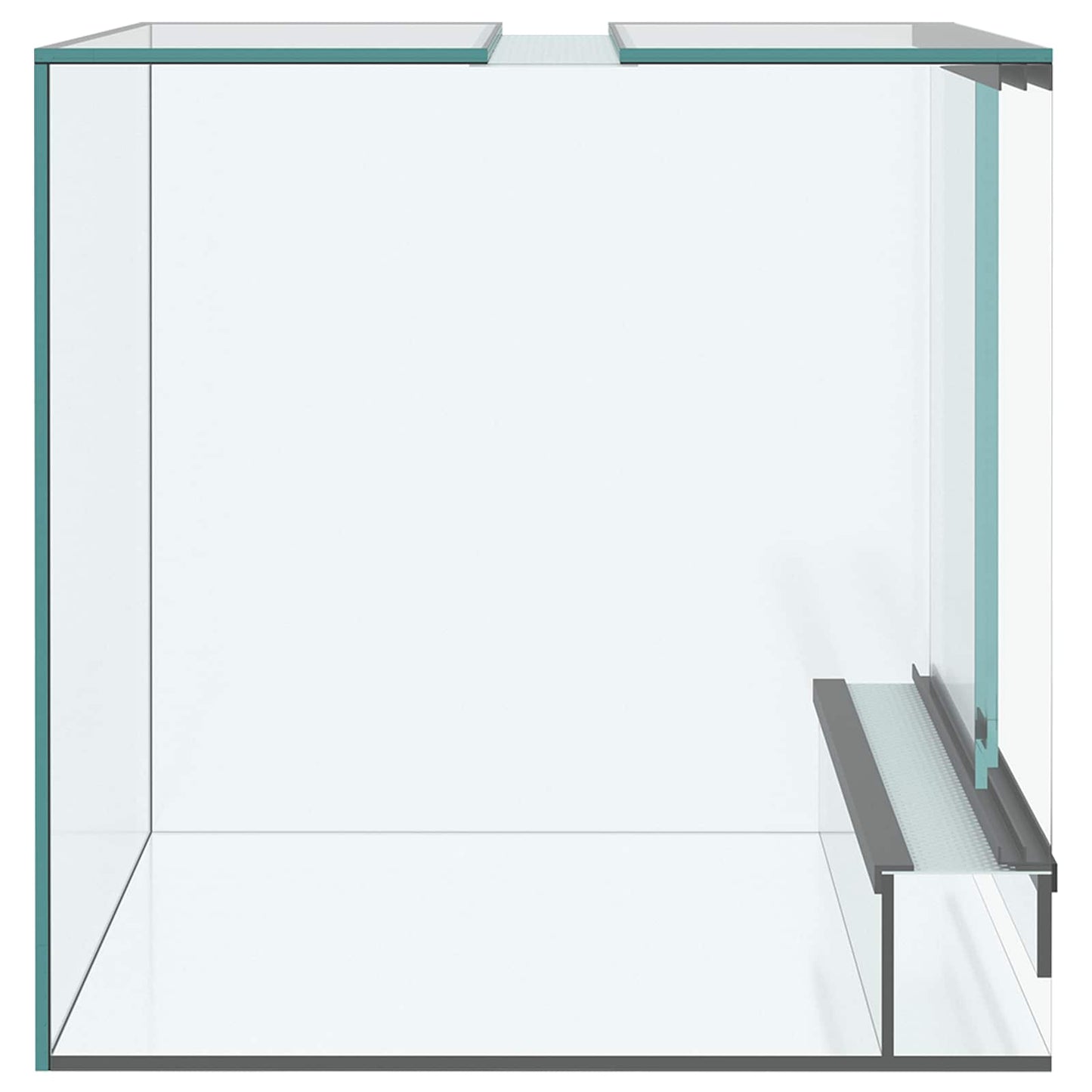 Terrarium with Storage Transparent 30 x 30 x 30 cm Glass