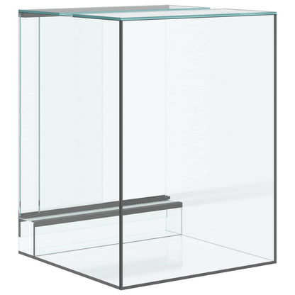 Terrarium with Storage Transparent 30 x 30 x 40 cm Glass