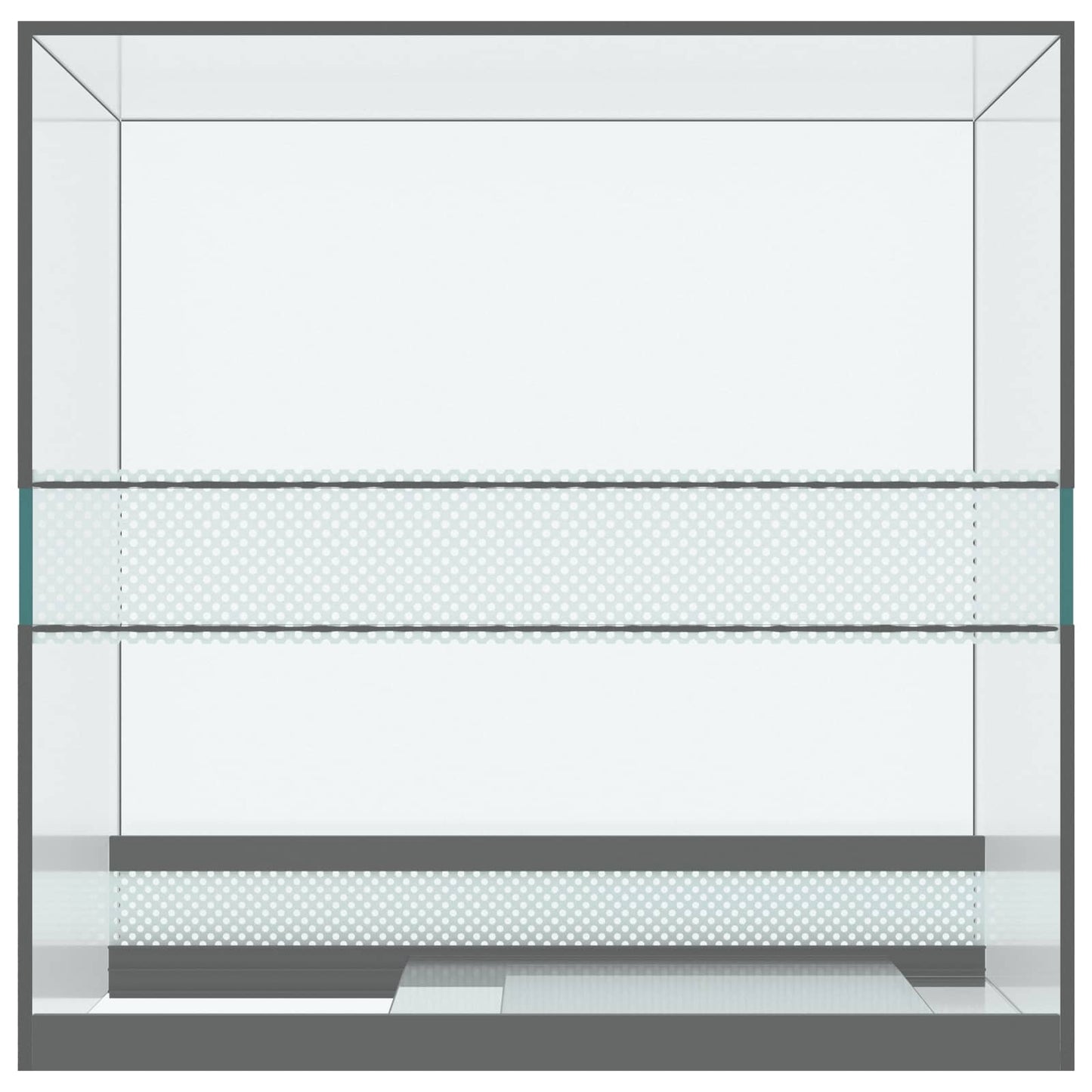 Terrarium with Storage Transparent 30 x 30 x 40 cm Glass