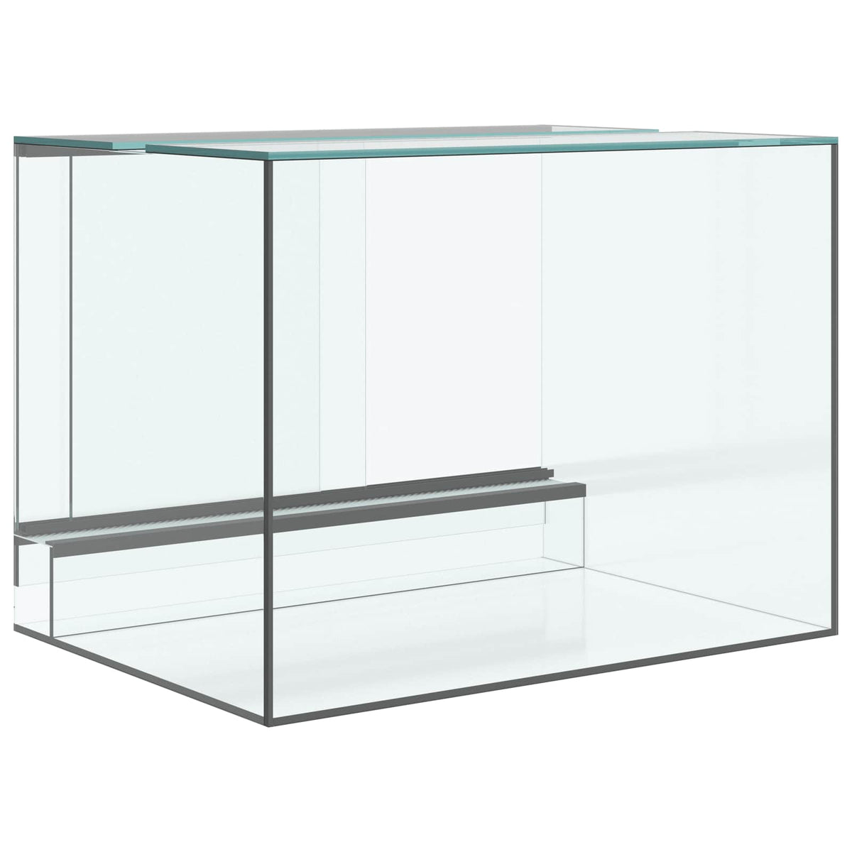 Terrarium with Storage Transparent 40 x 30 x 30 cm Glass