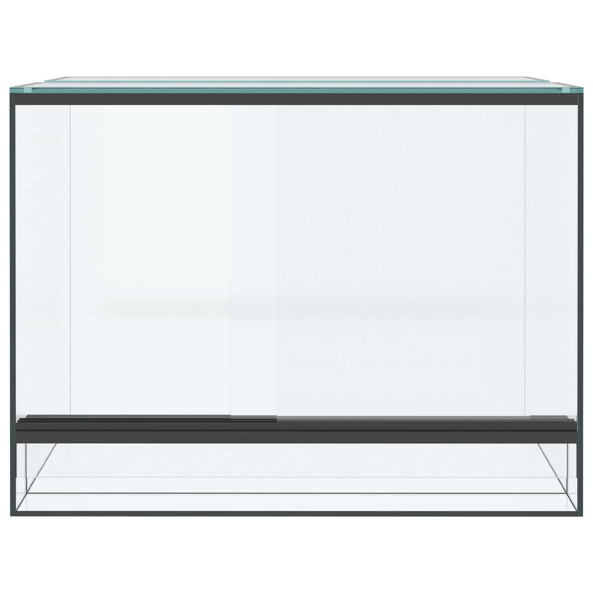 Terrarium with Storage Transparent 40 x 30 x 30 cm Glass