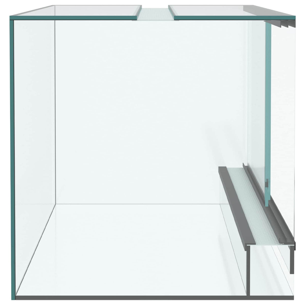Terrarium with Storage Transparent 40 x 30 x 30 cm Glass