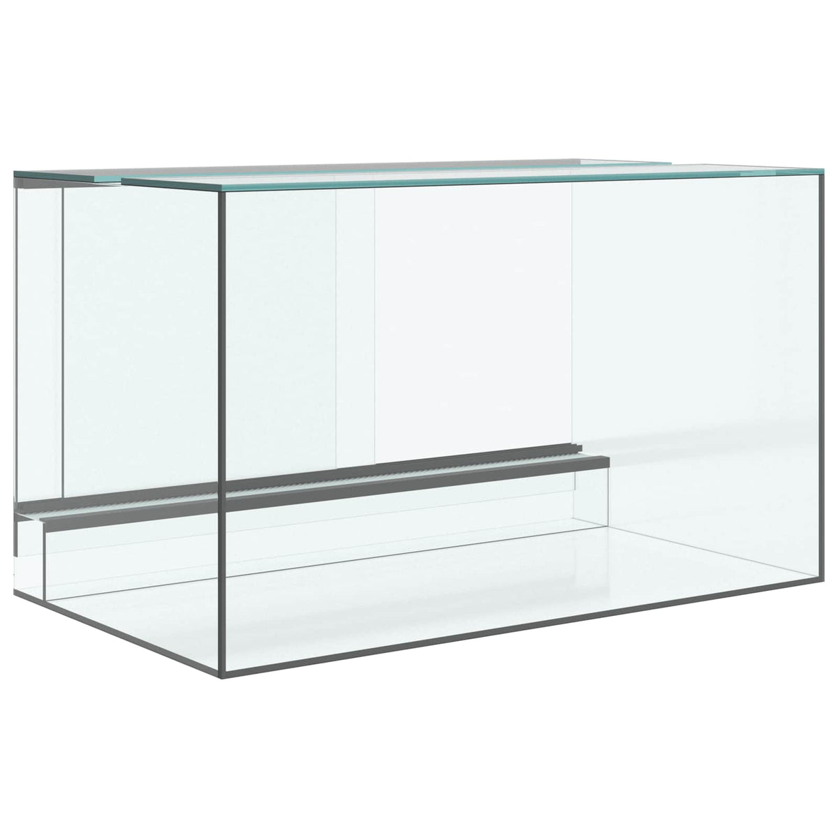 Terrarium with Storage Transparent 50 x 30 x 30 cm Glass