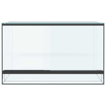 Terrarium with Storage Transparent 50 x 30 x 30 cm Glass