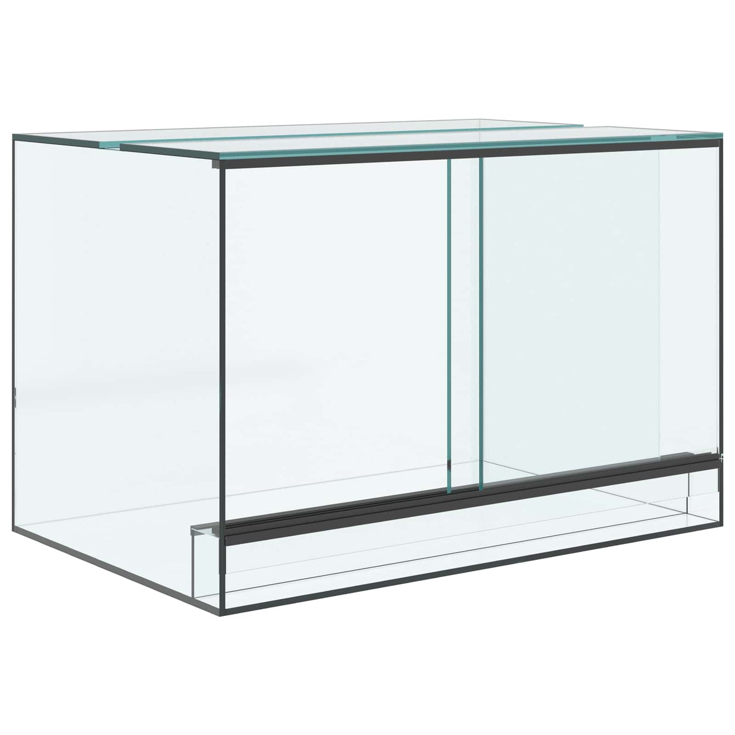 Terrarium with Storage Transparent 60 x 40 x 40 cm Glass