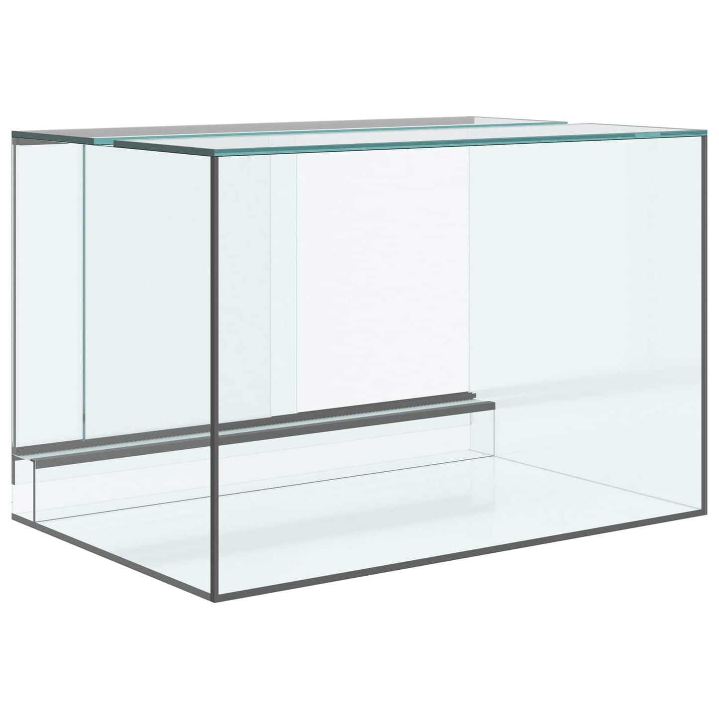 Terrarium with Storage Transparent 60 x 40 x 40 cm Glass