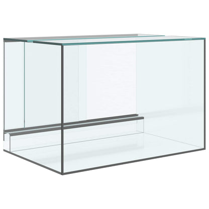 Terrarium with Storage Transparent 60 x 40 x 40 cm Glass