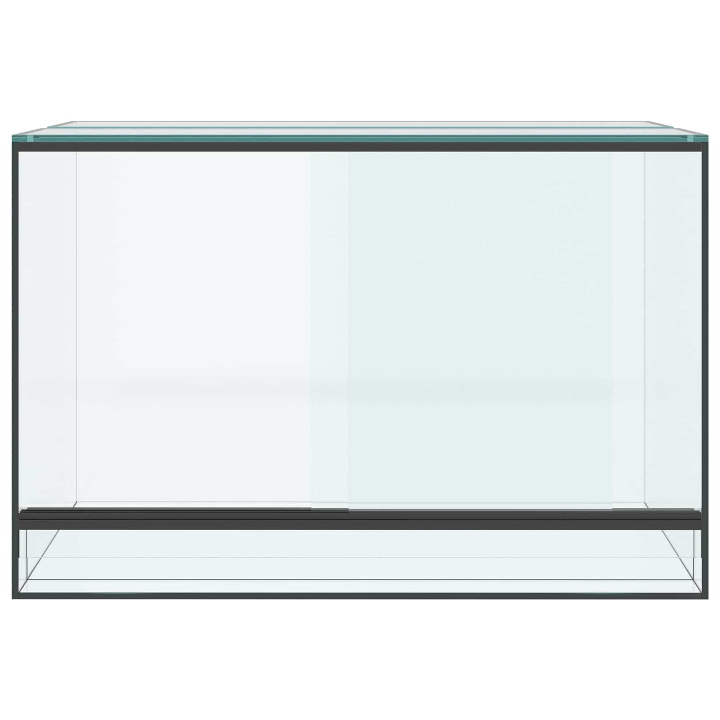 Terrarium with Storage Transparent 60 x 40 x 40 cm Glass