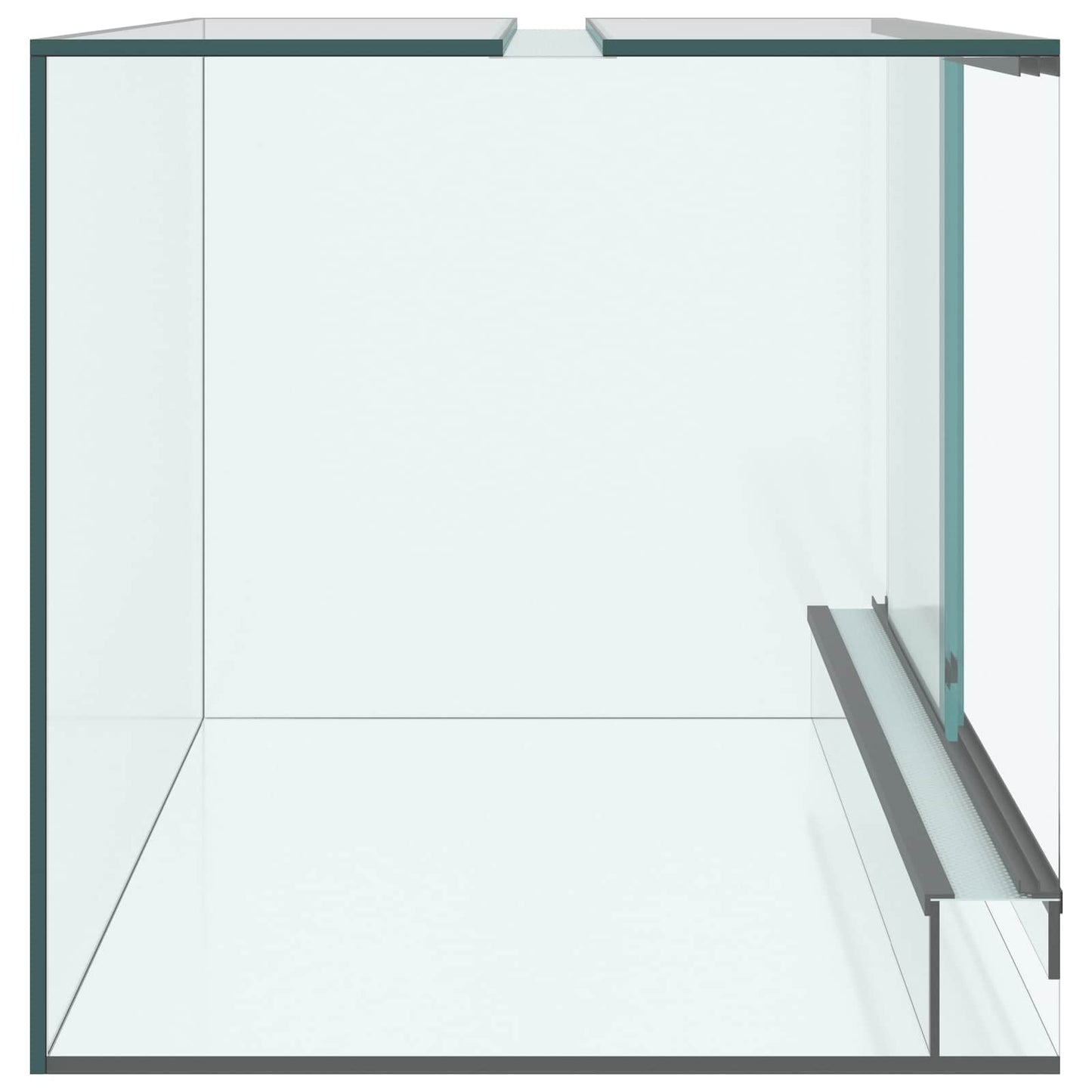 Terrarium with Storage Transparent 60 x 40 x 40 cm Glass