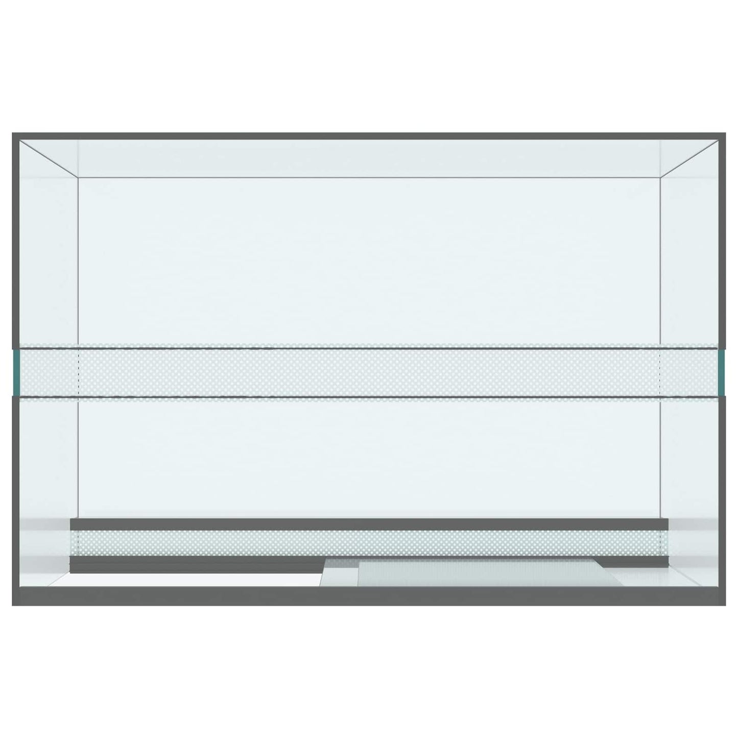 Terrarium with Storage Transparent 60 x 40 x 40 cm Glass