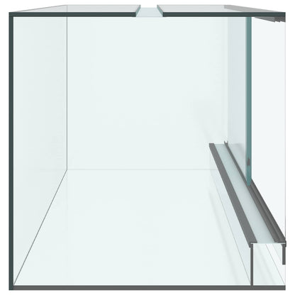 Terrarium with Storage Transparent 80 x 40 x 40 cm Glass