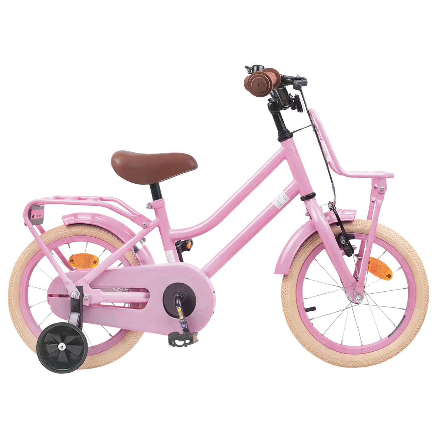 Kids Bike 14 Inches for 3-5 Years Old Light Pink