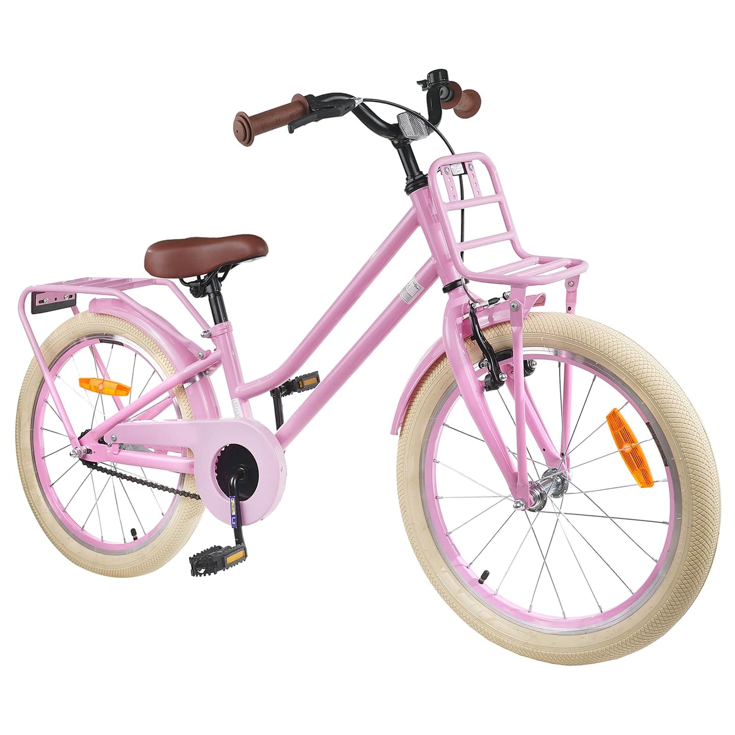 Kids Bike 18 Inches for 5-7 Years Old Light Pink