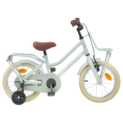 Kids Bike 12 Inches for 2-4 Years Old Light Green