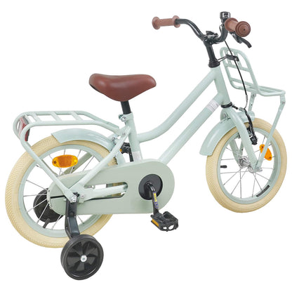 Kids Bike 16 Inches for 4-6 Years Old Light Green