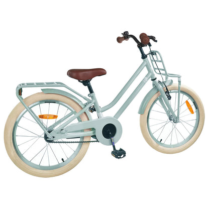 Kids Bike 18 Inches for 5-7 Years Old Light Green