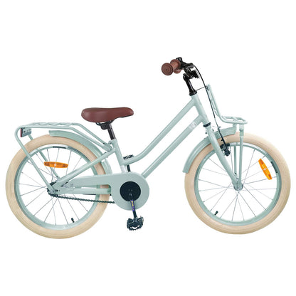 Kids Bike 18 Inches for 5-7 Years Old Light Green