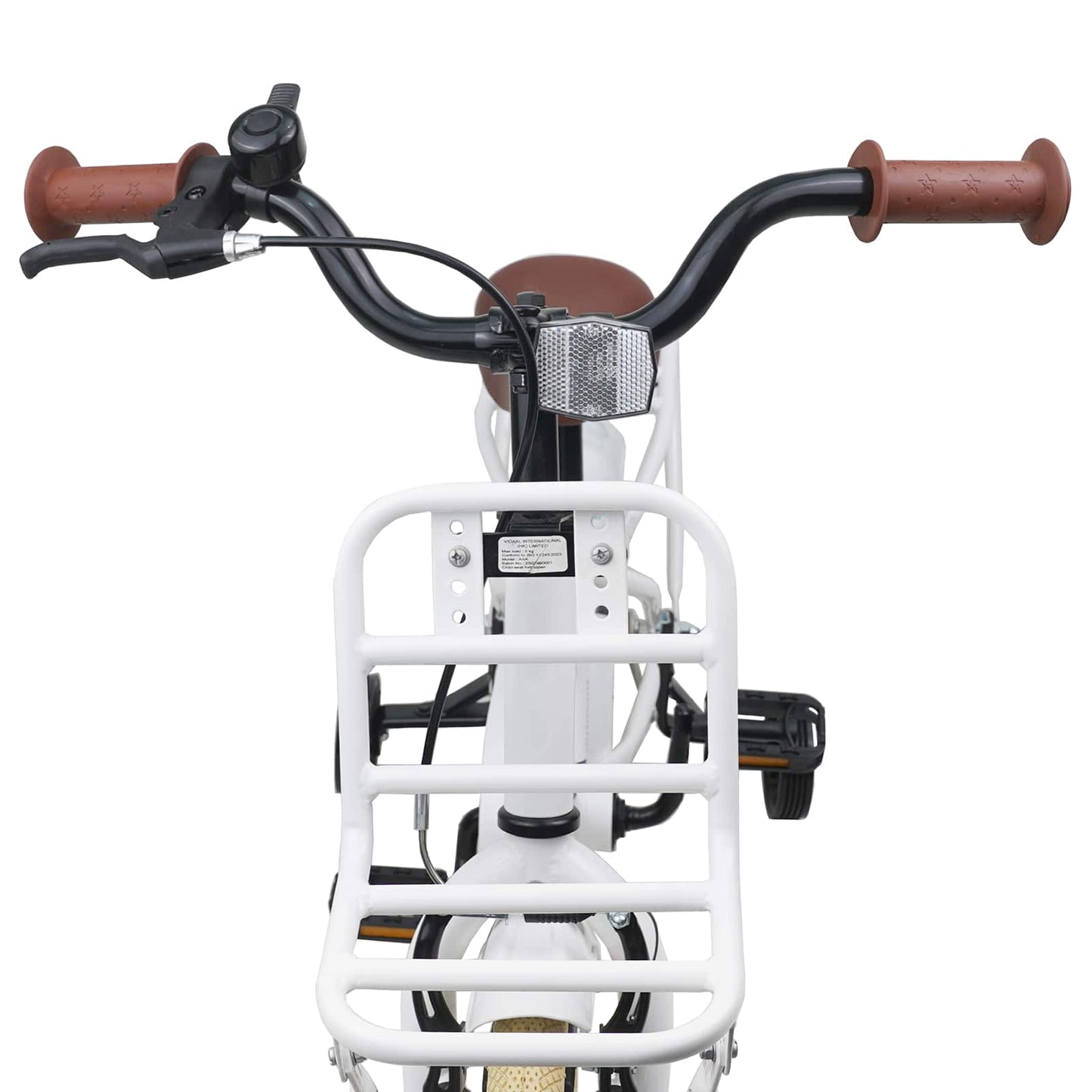 Kids Bike 14 Inches for 3-5 Years Old White