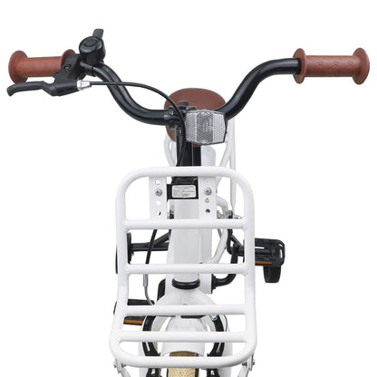 Kids Bike 14 Inches for 3-5 Years Old White