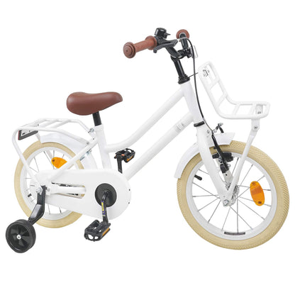 Kids Bike 14 Inches for 3-5 Years Old White
