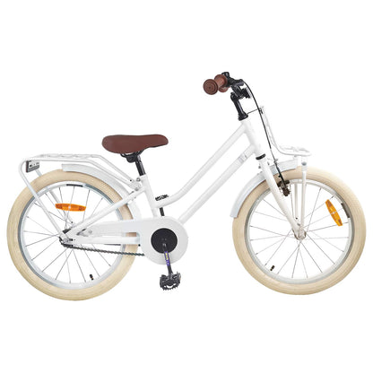 Kids Bike 18 Inches for 5-7 Years Old White