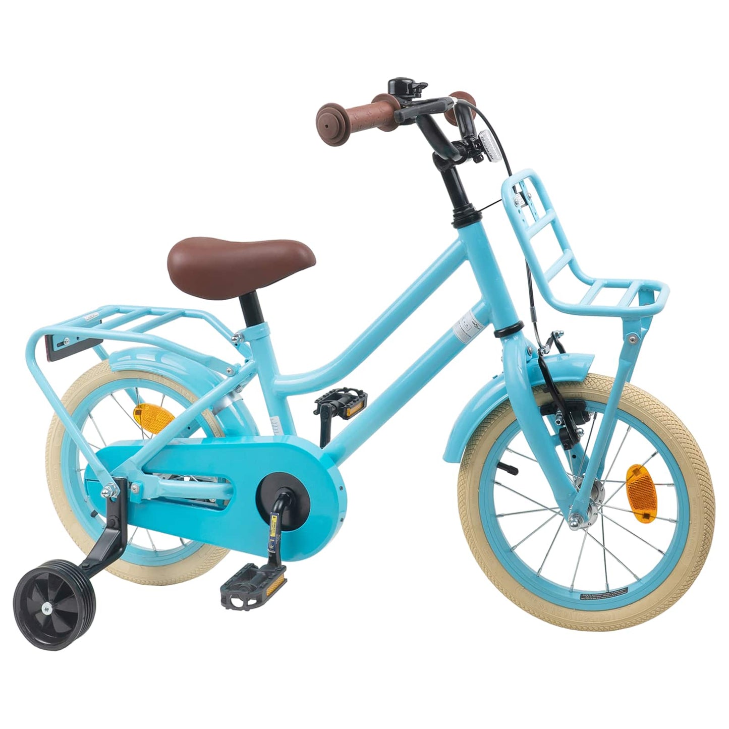 Kids Bike 14 Inches for 3-5 Years Old Light Blue
