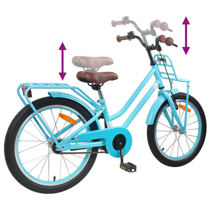 Kids Bike 18 Inches for 5-7 Years Old Light Blue