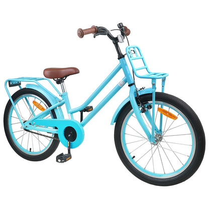 Kids Bike 22 Inches for 7-12 Years Old Light Blue