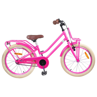 Kids Bike 18 Inches for 5-7 Years Old Dark Pink