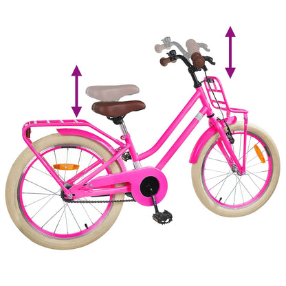 Kids Bike 20 Inches for 6-11 Years Old Dark Pink