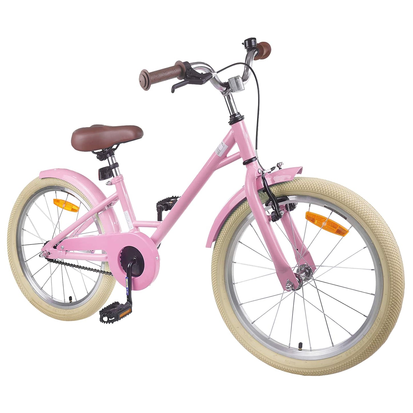 Kids Bike 18 Inches for 5-7 Years Old Light Pink