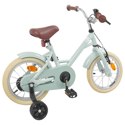 Kids Bike 12 Inches for 2-4 Years Old Light Green