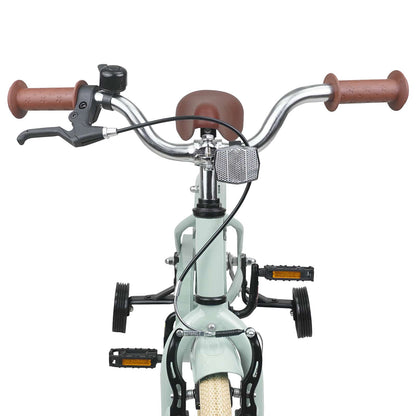Kids Bike 16 Inches for 4-6 Years Old Light Green