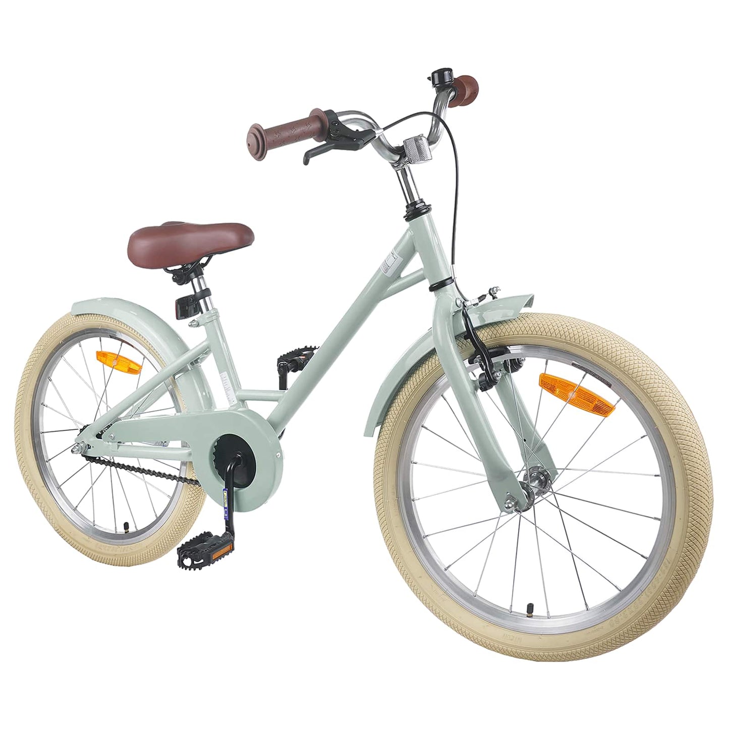 Kids Bike 20 Inches for 6-11 Years Old Light Green
