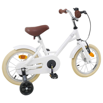 Kids Bike 14 Inches for 3-5 Years Old White