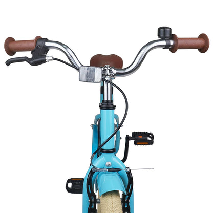 Kids Bike 22 Inches for 7-12 Years Old Light Blue