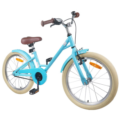Kids Bike 22 Inches for 7-12 Years Old Light Blue