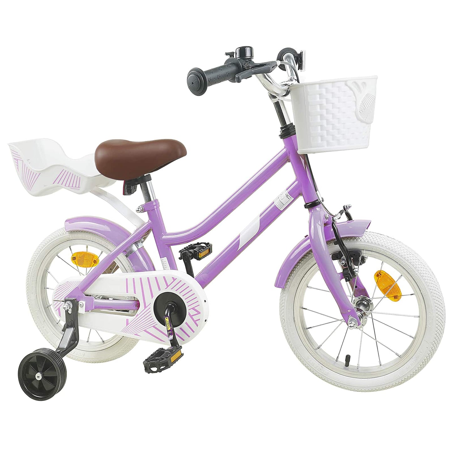Kids Bike 12 Inches for 2-4 Years Old Purple