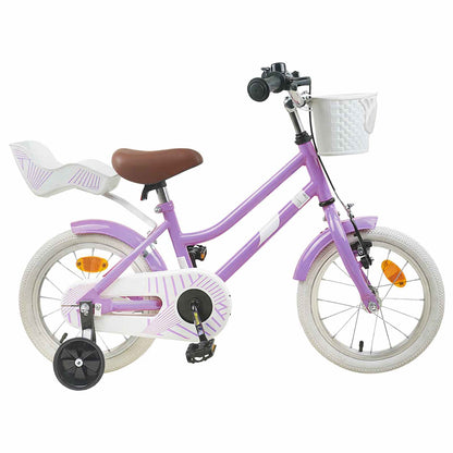 Kids Bike 14 Inches for 3-5 Years Old Purple