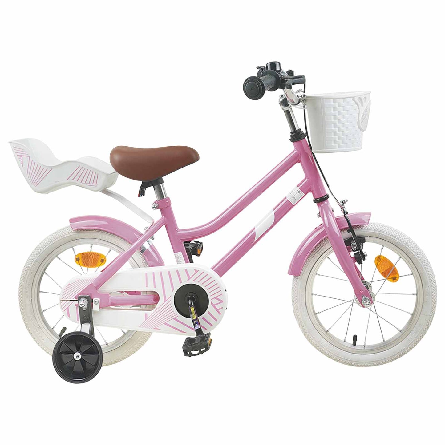 Kids Bike 12 Inches for 2-4 Years Old Light Pink