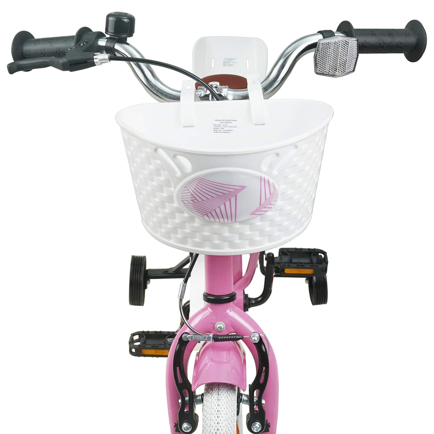 Kids Bike 14 Inches for 3-5 Years Old Light Pink
