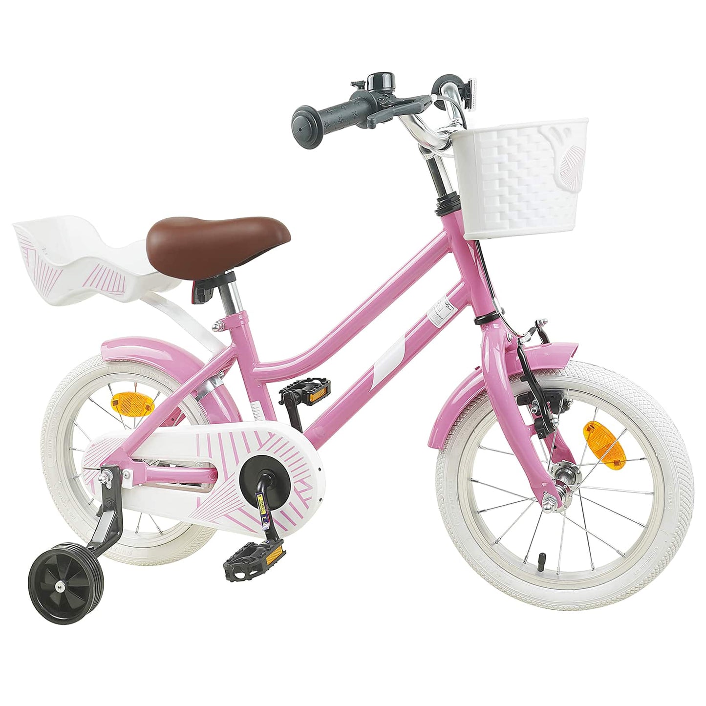 Kids Bike 16 Inches for 4-6 Years Old Light Pink