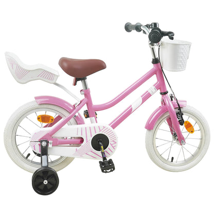 Kids Bike 16 Inches for 4-6 Years Old Light Pink