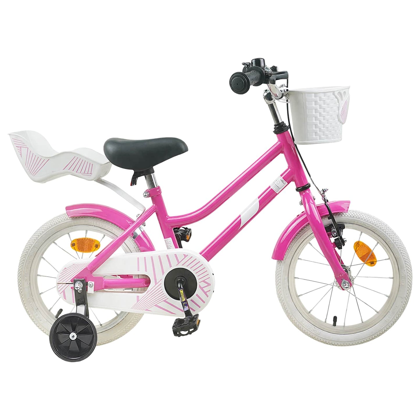 Kids Bike 12 Inches for 2-4 Years Old Dark Pink