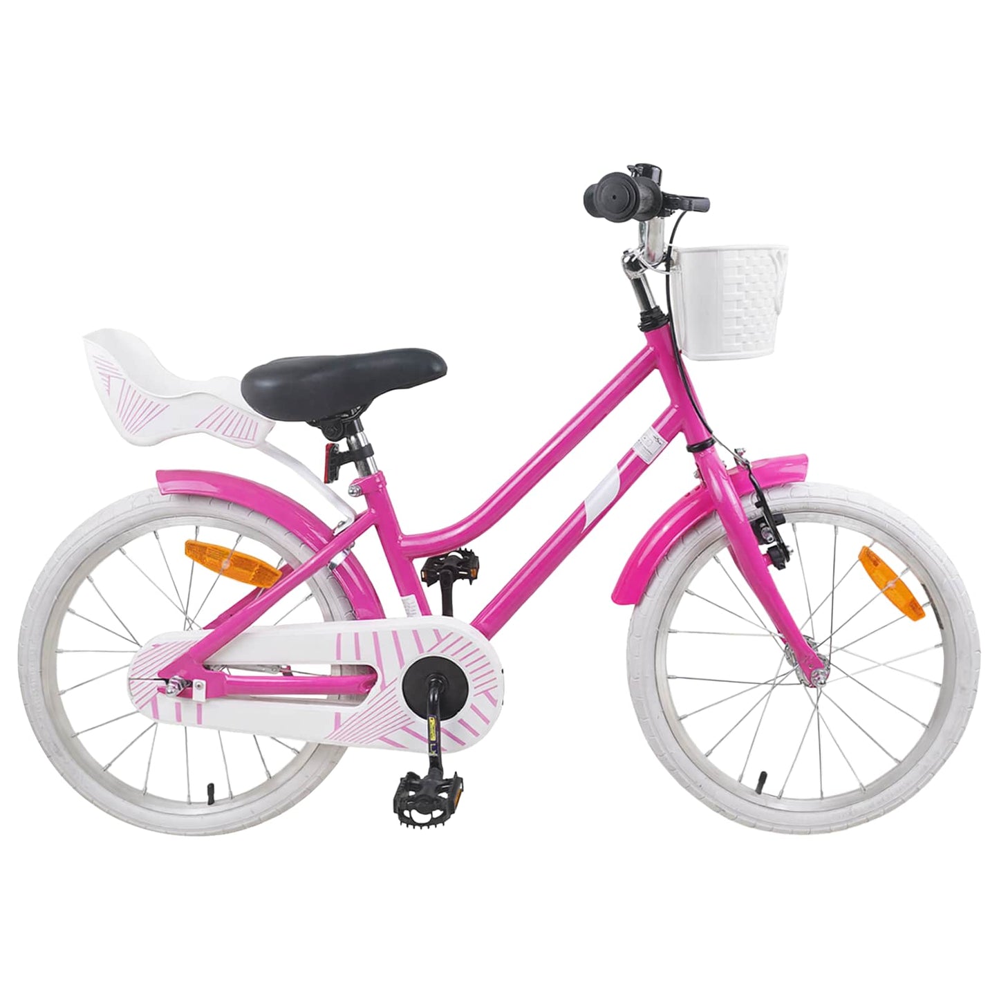 Kids Bike 18 Inches for 5-7 Years Old Dark Pink