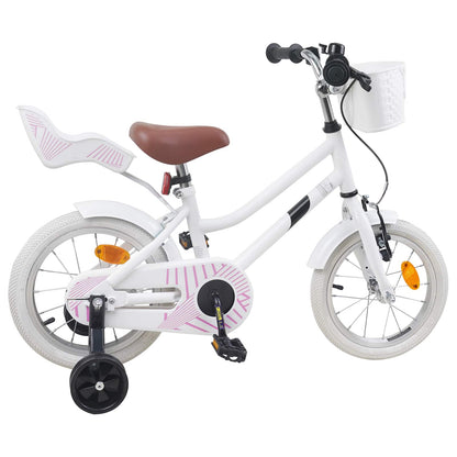 Kids Bike 16 Inches for 4-6 Years Old White