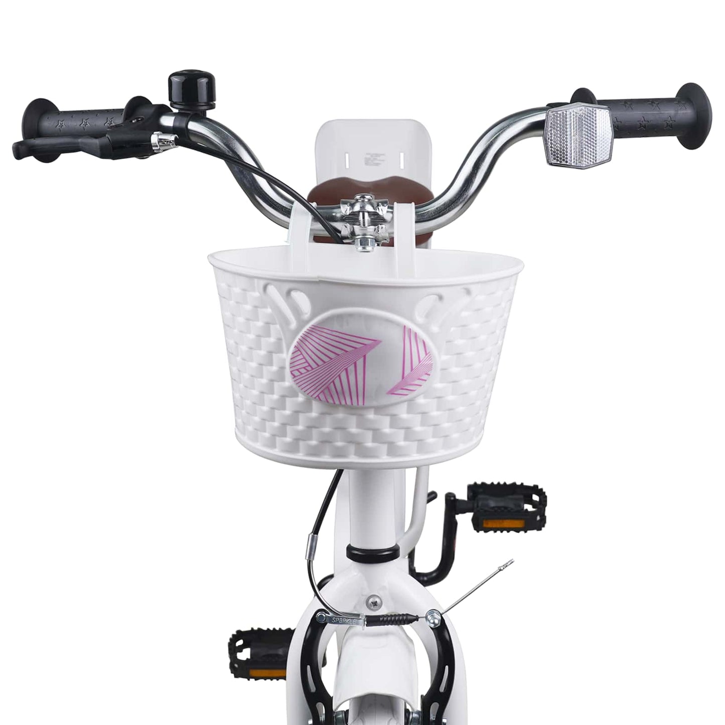 Kids Bike 18 Inches for 5-7 Years Old White