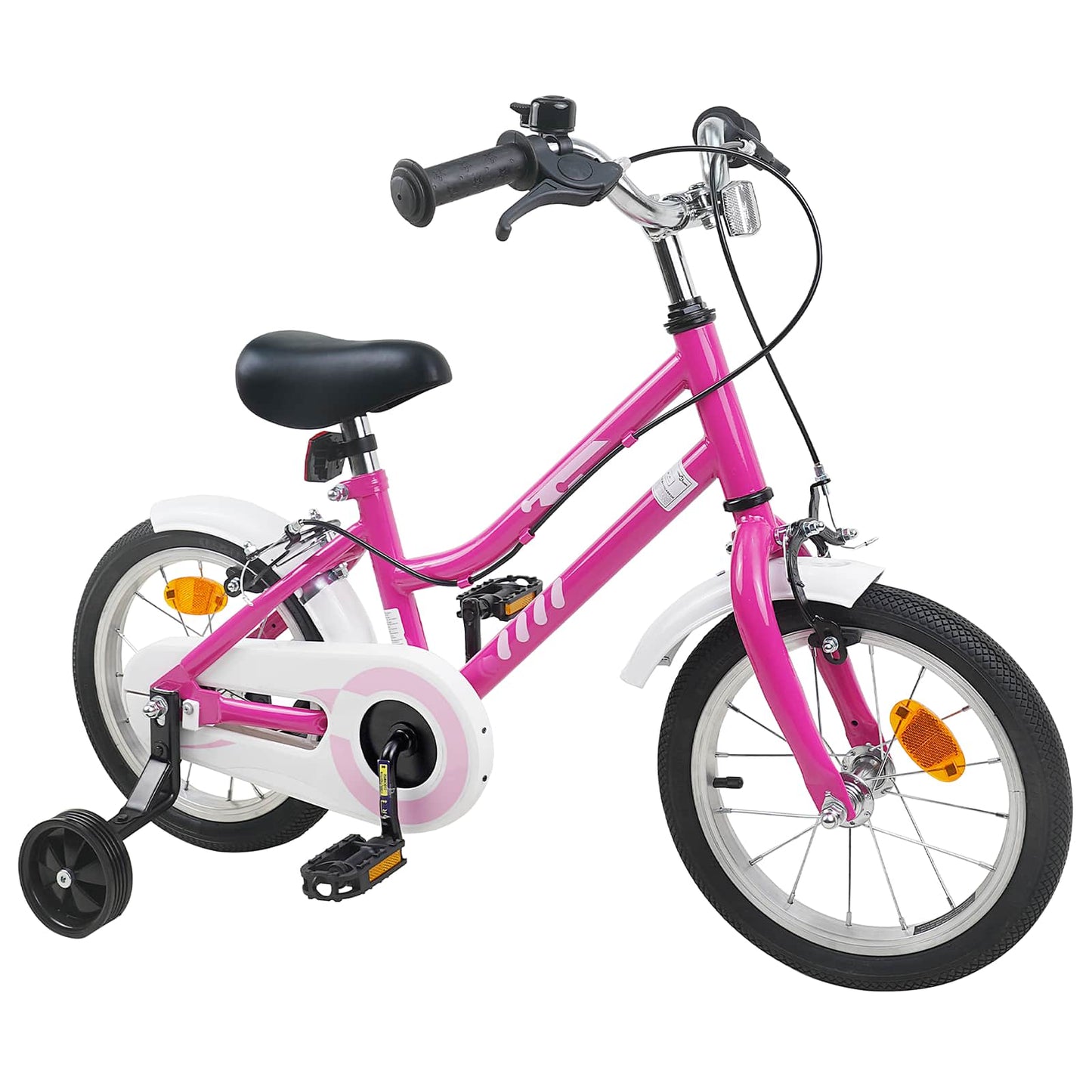Kids Bike 12 Inches for 2-4 Years Old Pink White