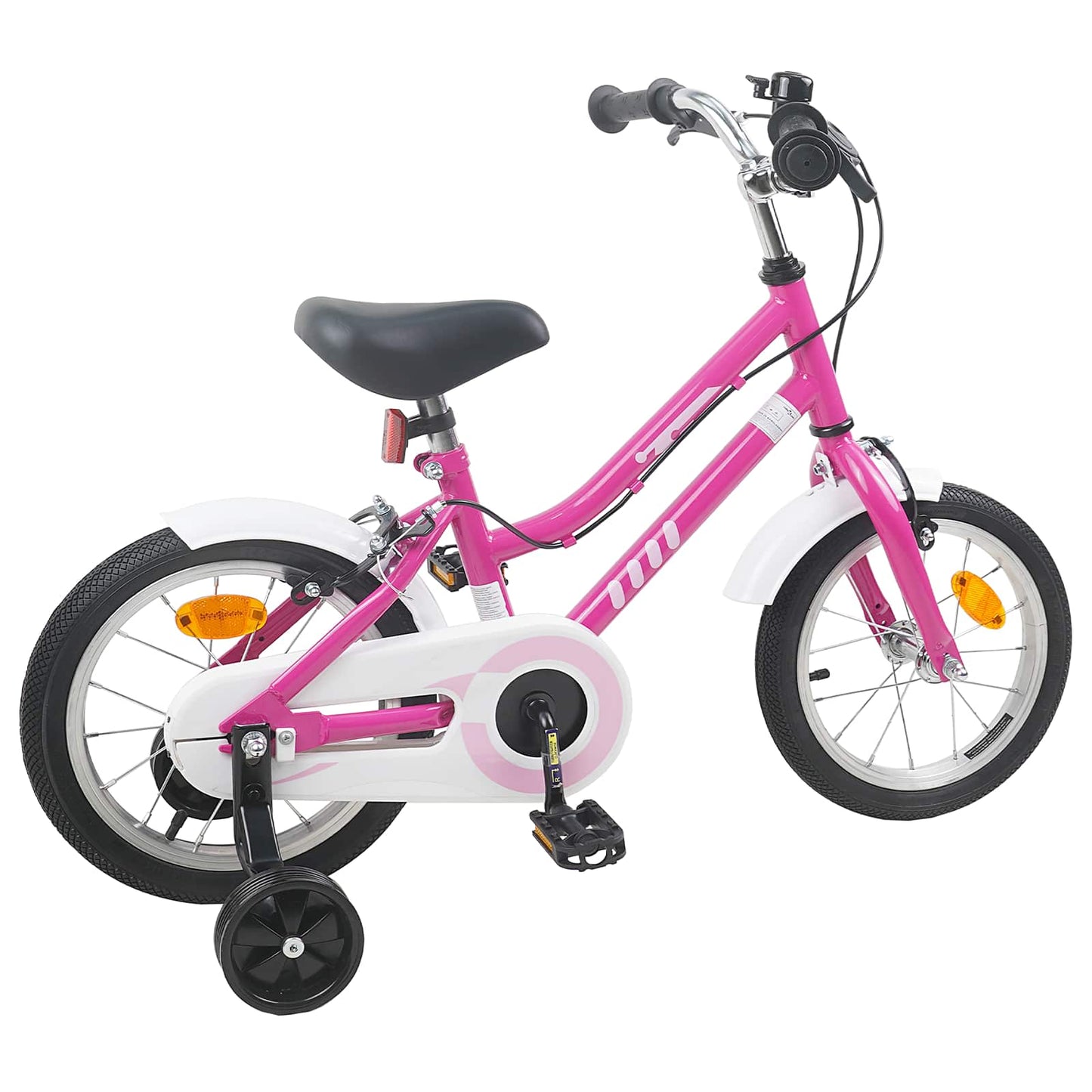 Kids Bike 12 Inches for 2-4 Years Old Pink White